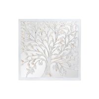 decoracion pared mdf cristal 120x35x120 arbol