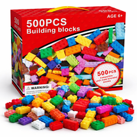 bloques construccion infantiles 500 piezas juguete infantil regalo compatible con todas las marcas juego de bloques de construccion creativos de piezas certificados con marcado ce seguros y