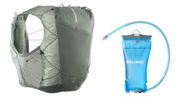 Bolsa de hidratacion unisex salomon active skin 12   bolsa de agua de 1 5 l verde