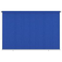 persiana enrollable de exterior 355anchox230altocm azul hdpe vidaxl