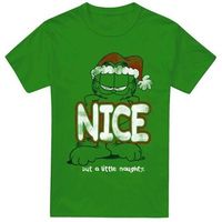 garfield camiseta a little naughty para hombre