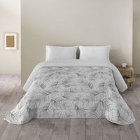 sandal - edredon nordico estampado -  acolchado de gran confort y extrasuave - gramaje 300 gramos con tacto pluma - cama 150 -acanto stone