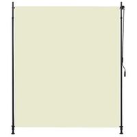 estor enrollable de exterior color crema 200x270 cm