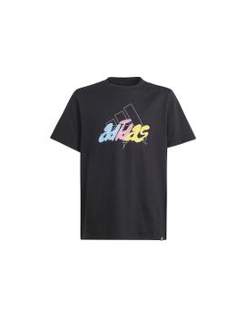Camiseta adidas Gfx Illustrated Infantil Negro