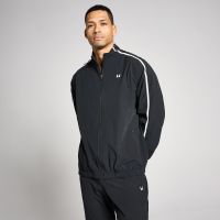 chaqueta de tejido con paneles tempo para hombre de mp - negro - s