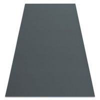 alfombra con refuerzo de goma rumba 1720 un solo color grafito 80x200 cm