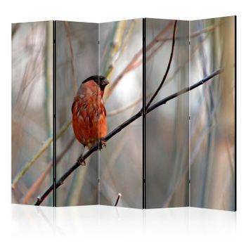 Biombo - Bullfinch In The Forest Ii (225x172 Cm)