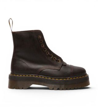 Dr Martens para mujer. 40910200 Botas de Piel Sinclair marrón (39), 3 a 5cm, Cremallera, Casual