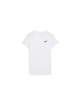 Camiseta Puma Essentials Small No. 1 Logo Mujer Blanco