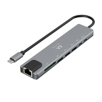ewent docking multipuerto usb-c 8 en 1 hdmi 4k