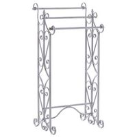 toallero de metal gris 45 x 90 cm estante envejecido retro clasico chillan