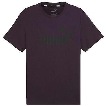 Puma Camiseta T-shirt Essential Logo Violet para hombre