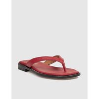 kamome sandalias sandalia de dedo nija rojo para mujer
