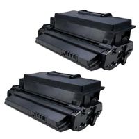 compatible twin pack tally 043361 black toner cartridges 2 pack