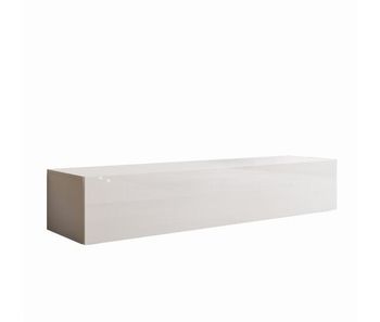 Mueble tv colgante salón comedor blanco 160x40x30 1 puerta nora h2 muebles bonitos
