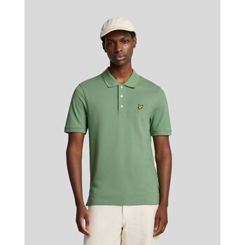 Lyle & Scott Polo SP400VOG POLO-X576 SMOKE GREEN para hombre