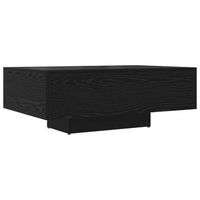 mesa de cafe  mesa de centro roble negro 85 x 55 x 31 cm