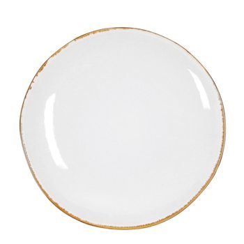 Plato tabo blanco  h3xb26.5xl26.5cm
