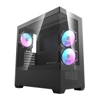 caja pc darkflash ds900 air negra  6 ventiladores argb