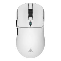 raton white shark maximus bluetooth optico 26000 dpi blanco 6 botones