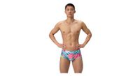 banador speedo club training 13 5 cm amarillo verde para hombre