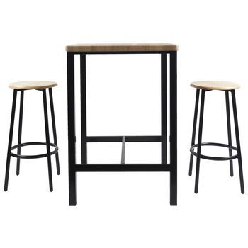 Jgo. Mesa C/2 Taburetes Loka