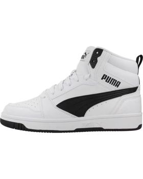 de PUMA ZAPATILLAS PUMA REBOUND V6 MID JR BLANCAS WHITE