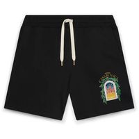 casablanca short avenida printed sweatshort black para hombre
