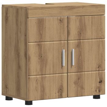 Juego De Muebles De Baño Tulum Roble Artisan 60 X 34 X 63 Cm Vidaxl