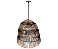 lampara techo de ratan marron d56x555h cm