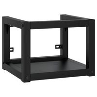 estructura de lavabo  mueble de lavabo suspendido hierro negro 40x38x31 cm