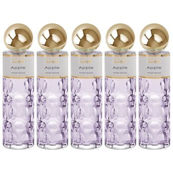 Pack De 5 Eau De Parfum Mujer Saphir Apple 200ml