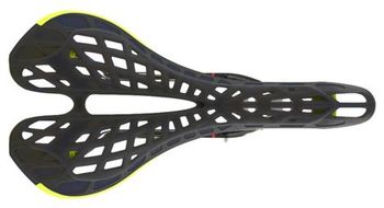 Sillin tioga spyder twintail 2 carbono negro amarillo