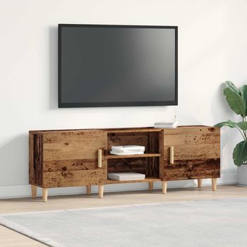 Vidaxl Gabinete De Tv 150 X 30 X 50 Cm Madera Vieja