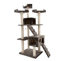 rapunzel cat tree - dark grey