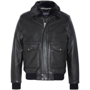 Schott Cazadora Giacca Bomber Pelle Uomo Nero LC5331X-N-AI27 para hombre