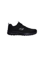 zapatillas skechers graceful-get connect mujer black mesh  trim