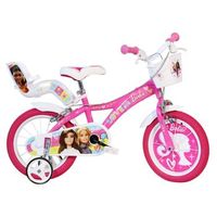bicicleta ninos 14 pulgadas barbie rosado 4-6 anos