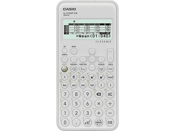 Calculadora científica - Casio FX-570SPCW, Más de 560 funciones, Pantalla alta resolución, 5 idiomas, Blanco