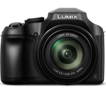 PANASONIC Lumix DC-FZ82EB-K Bridge Camera - Black, Black