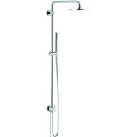 sistema de ducha grohe rainshower 210 27058 con conmutacion rociador de techo y teleducha cromo 27058000