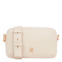 tommy hilfiger bandolera th chic beige aw0aw16689-aci