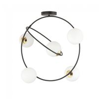plafon de techo morante opal 5 luces