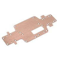placa inferior de chasis de metal para automoviles wltoys 284161 128 2555 modelos de vehiculos piezas de repuesto