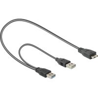cable usb delock 82909 02 m usb a a micro-usb b usb 32 gen 1 gris