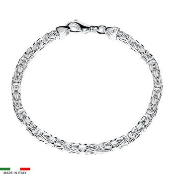 Pulsera bizantina de plata 925 4,5mm