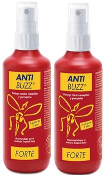 Antibuzz Forte Mosquitos y Garrapatas +2 Años 2x150 ml