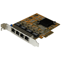 tarjeta de red pci express ethernet gigabit con 4 puertos rj45