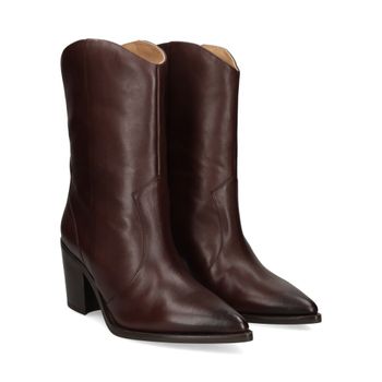 Unisa Botines Con Tacón Mujer - Marrón Talla 40