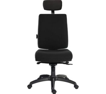 TEKNIK Ergo Plus Fabric Tilting Operator Chair - Black, Black